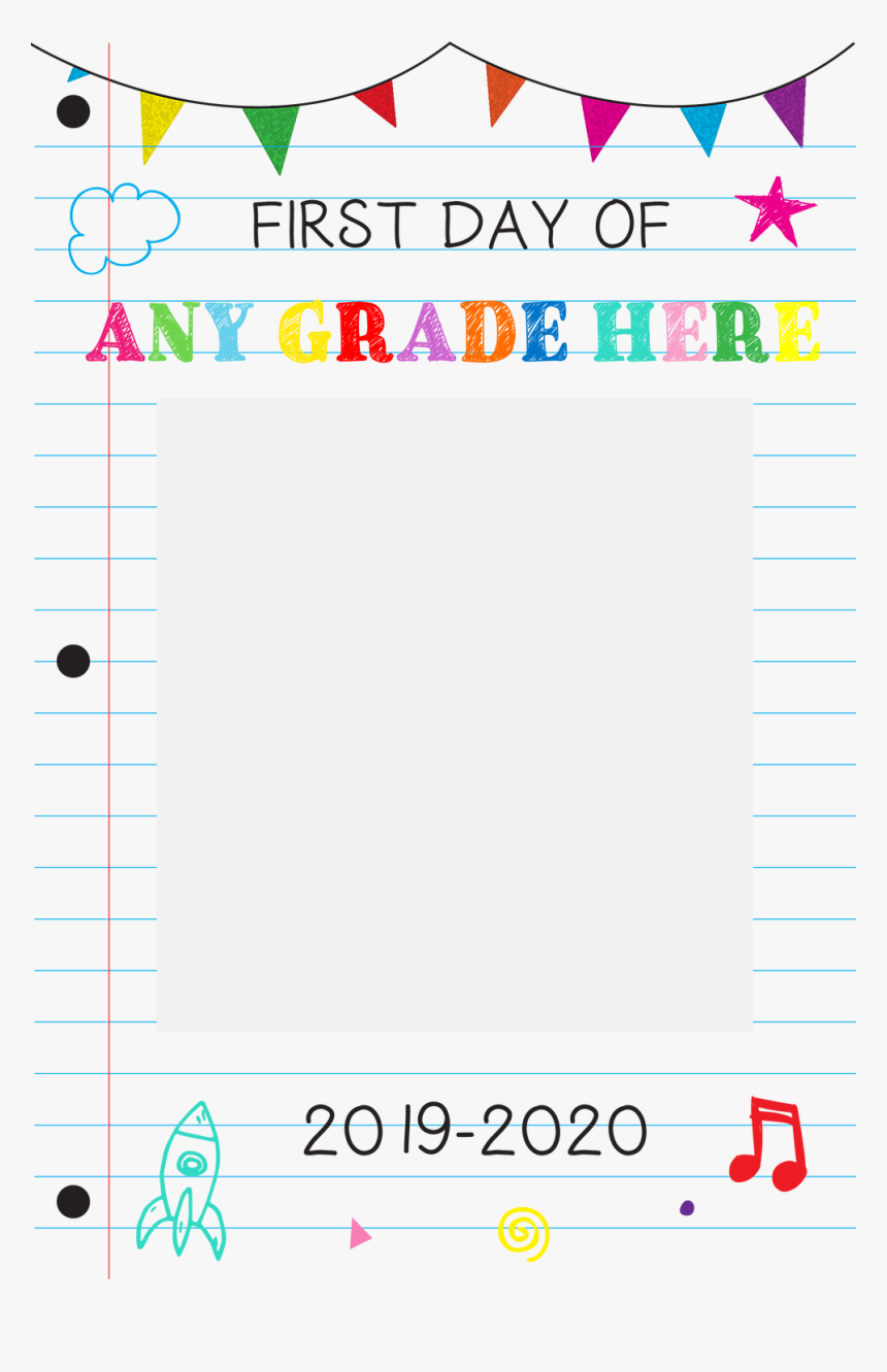 Preschool First Day Of School Png, Transparent Png, Free Download