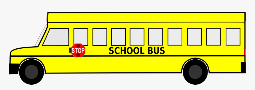 Area,car,school Bus - Bus Black And White Free Clipart, HD Png Download, Free Download
