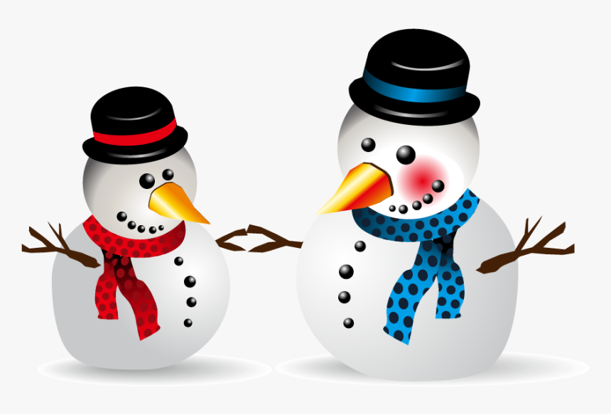 Winter Snowman Png Vector Material - Muñeco De Nieve Png, Transparent Png, Free Download