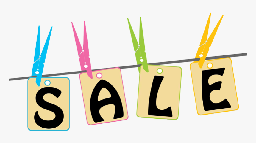 Clipart Clothes Line - Clothes On Sale Clipart, HD Png Download, Free Download