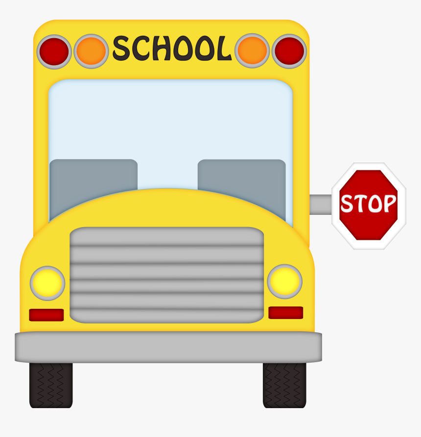 New School Bus Clipart Freebie - - Front School Bus Clipart, HD Png Download, Free Download