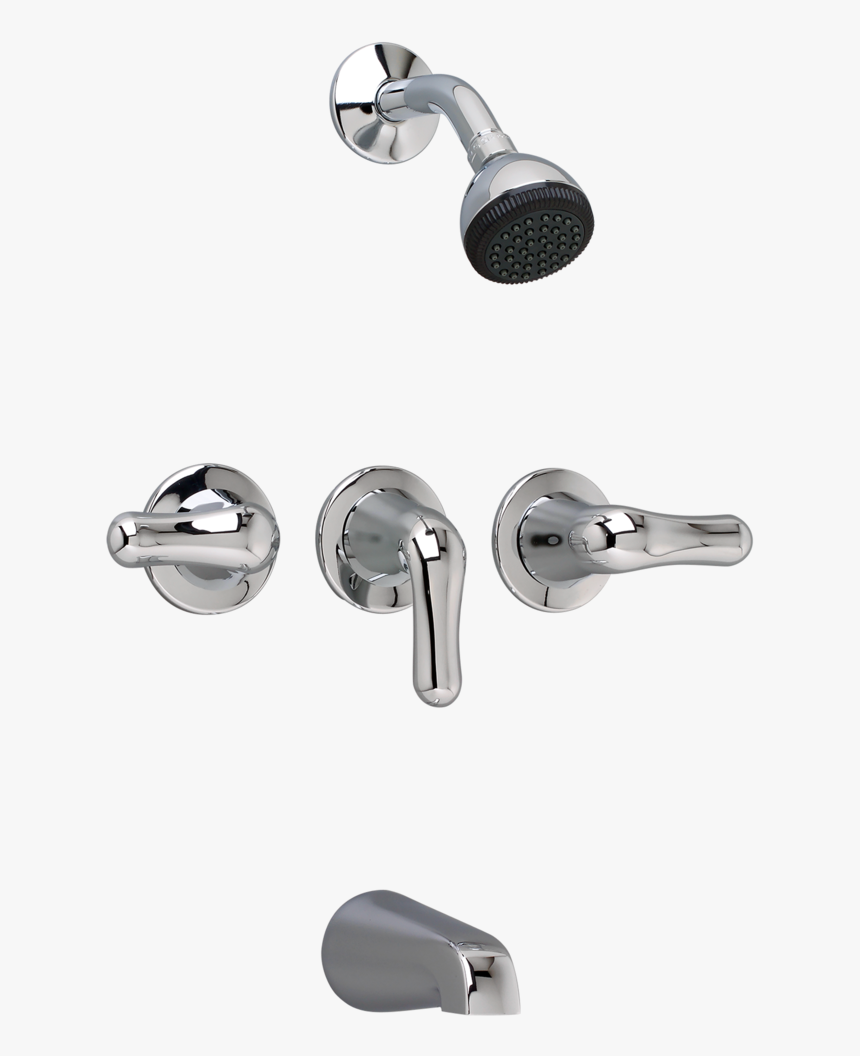 Colony Soft 3-handle Bath/shower - Three Handle Shower Faucet, HD Png Download, Free Download