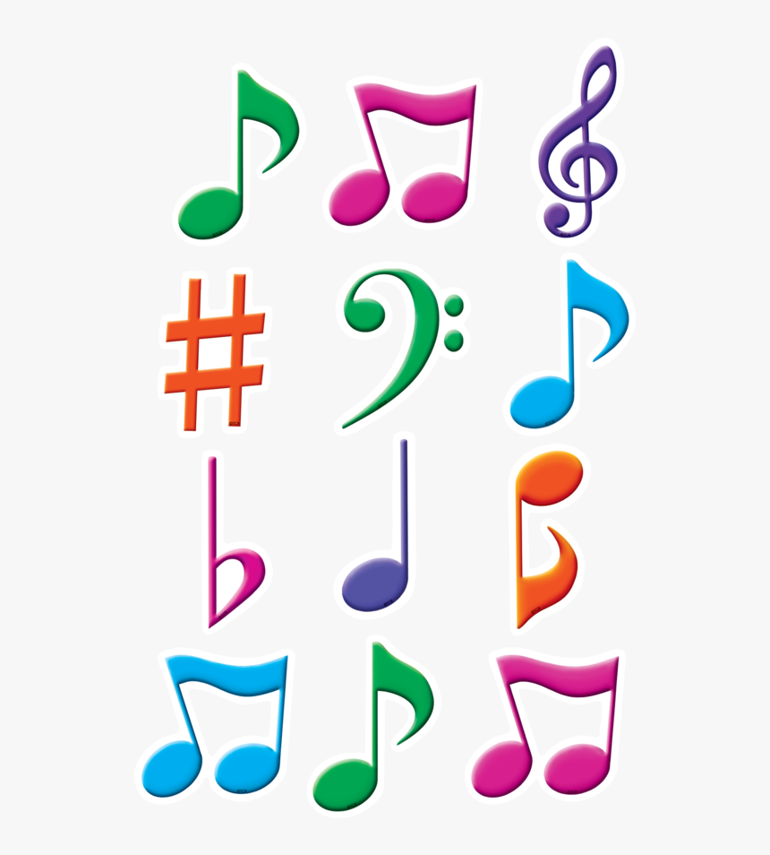 Tcr5482 Musical Notes Mini Accents Image - Note, HD Png Download, Free Download