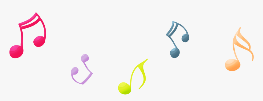 Notas Musicales De Colores H70h - Notas Musicales De Colores Png, Transparent Png, Free Download