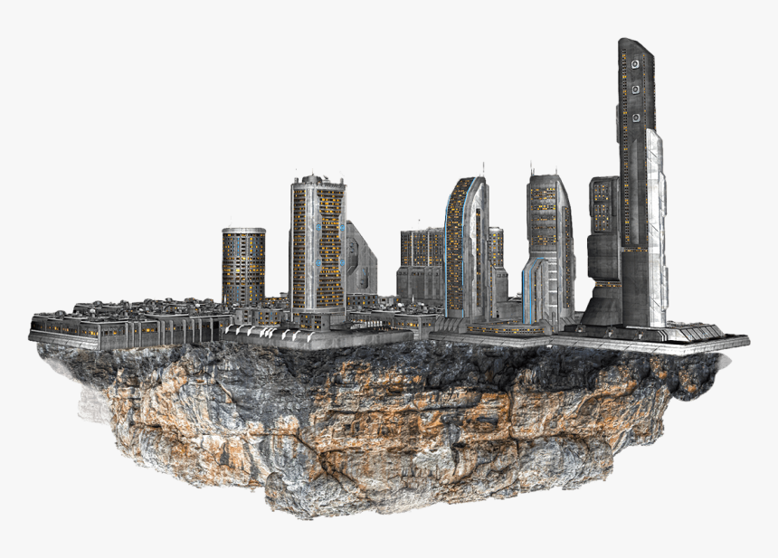 Floating City - Skyline, HD Png Download, Free Download