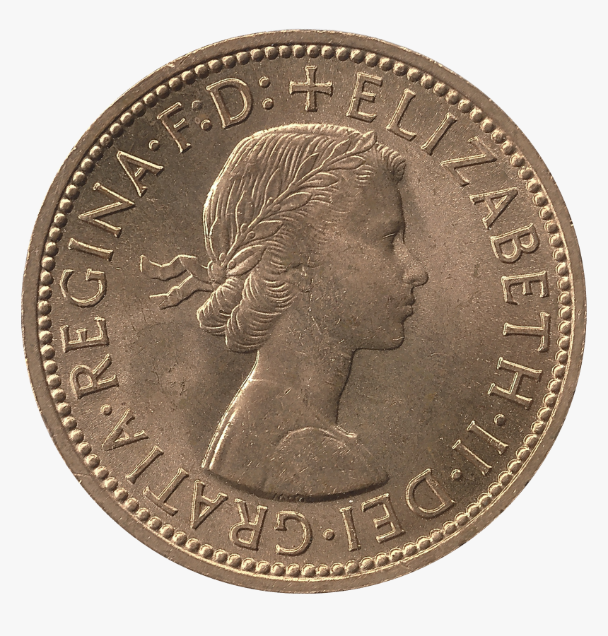 British Pre-decimal Halfpenny 1967 Reverse - Monnaie Anglaise 5 Penny, HD Png Download, Free Download