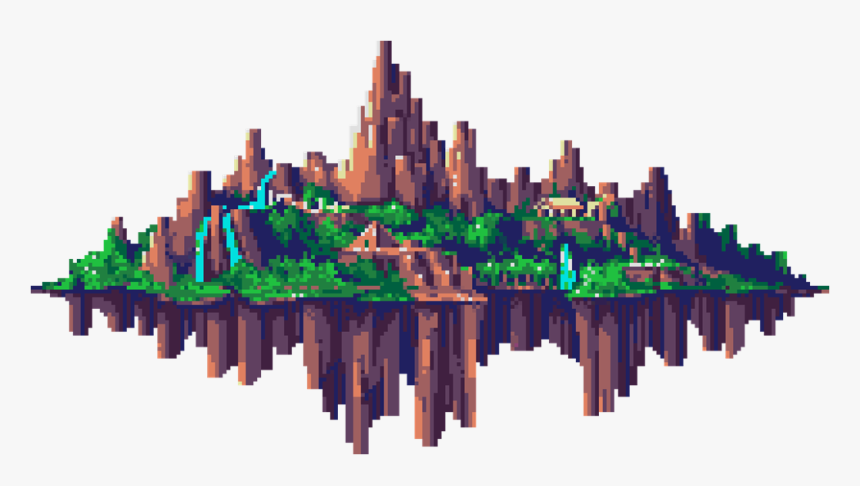 Angel Island Zone, Sonic The Hedgehog - Sonic Mania Flying Battery Map, HD Png Download, Free Download