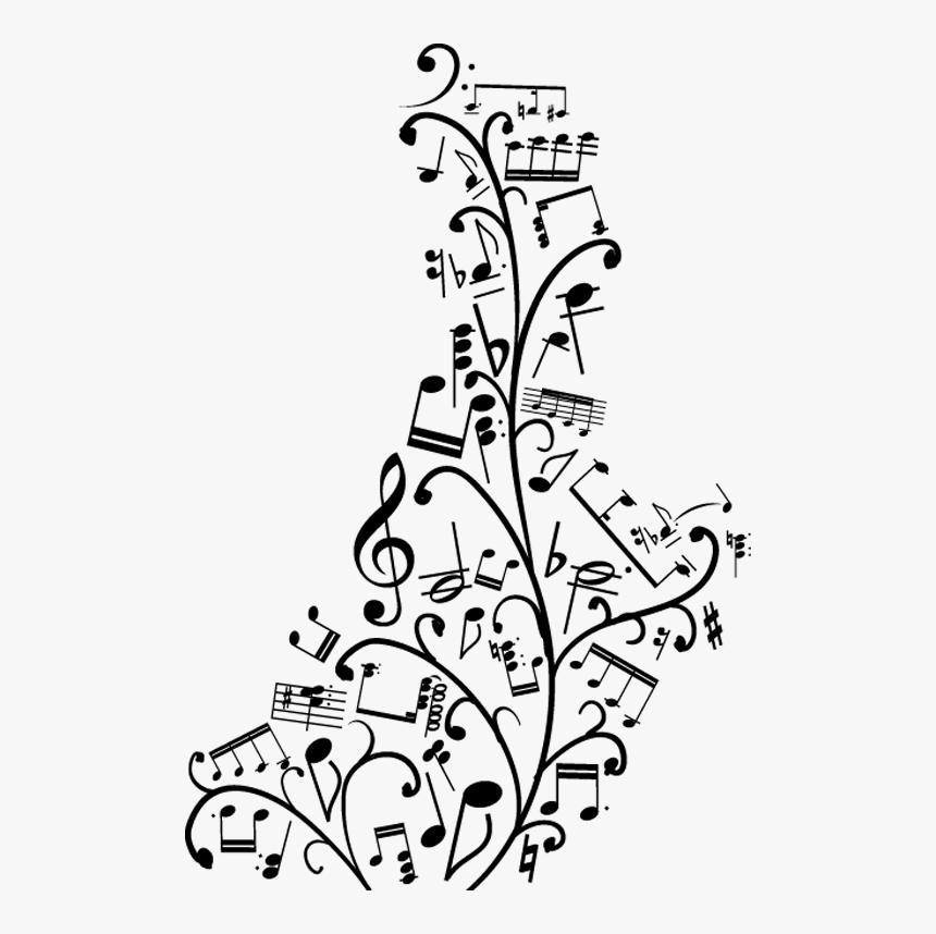 Music Notes Decoration Drawing, HD Png Download, Free Download
