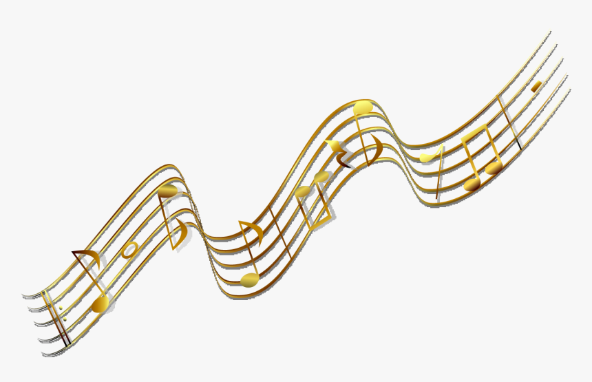 Resultado De Imagen De Notas Musicales De Colores Png - Gold Music Notes Clipart, Transparent Png, Free Download