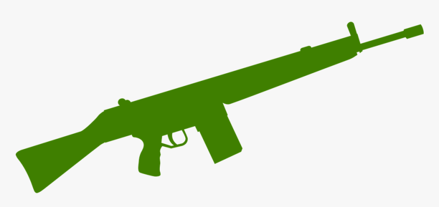 Rifle, Gun, Green, Weapon, Military, War, Army, Armed - Provide For The Common Defense Symbol, HD Png Download, Free Download