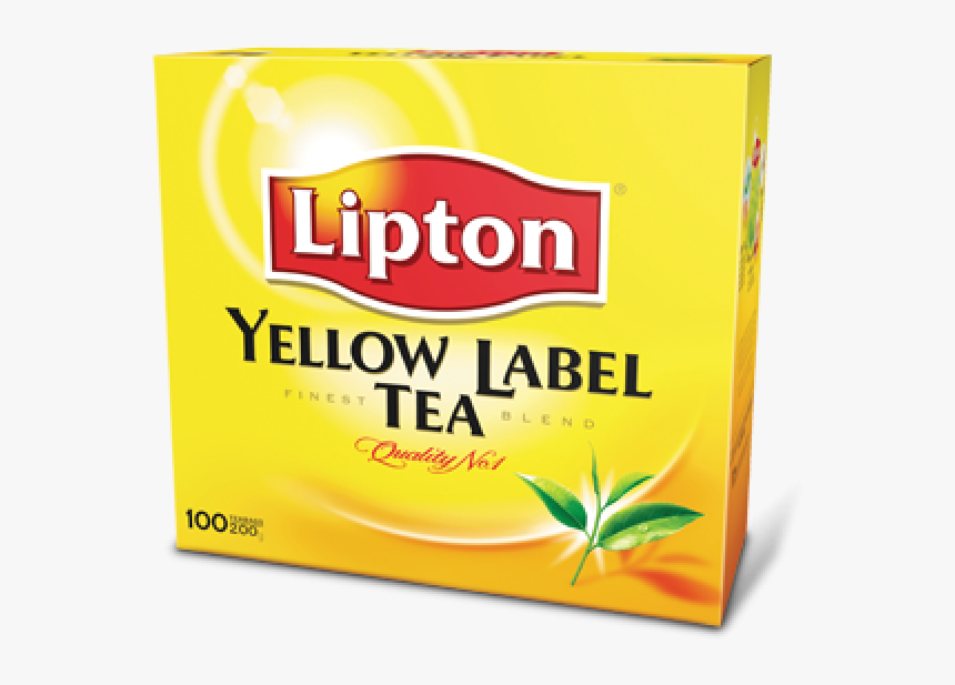 Transparent Yellow Label Png - Lipton Yellow Label Tea Bags 200g, Png Download, Free Download