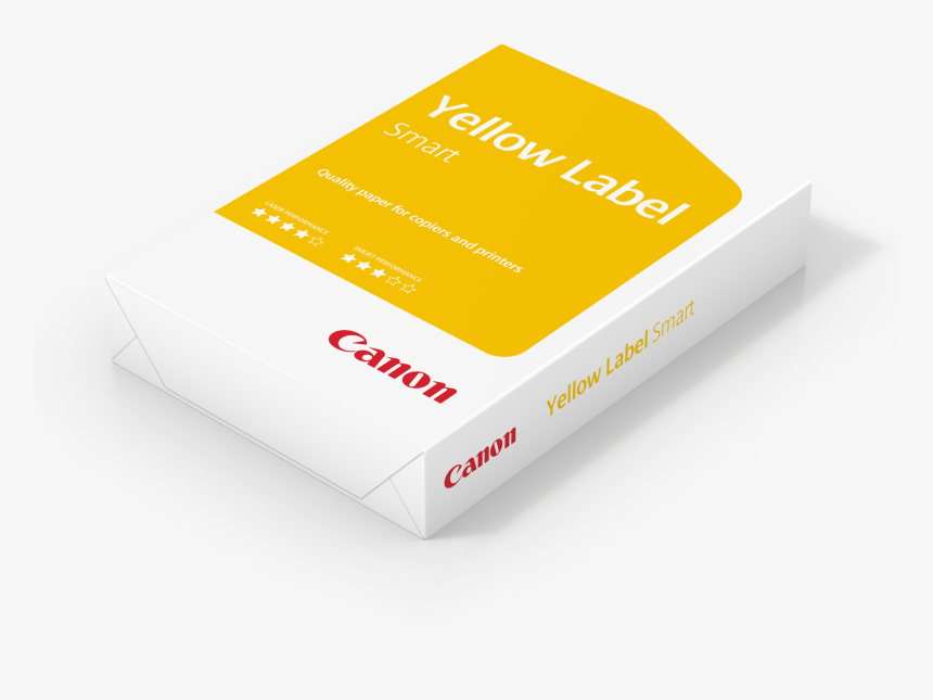 Canon Yellow Label 80gsm - Box, HD Png Download, Free Download