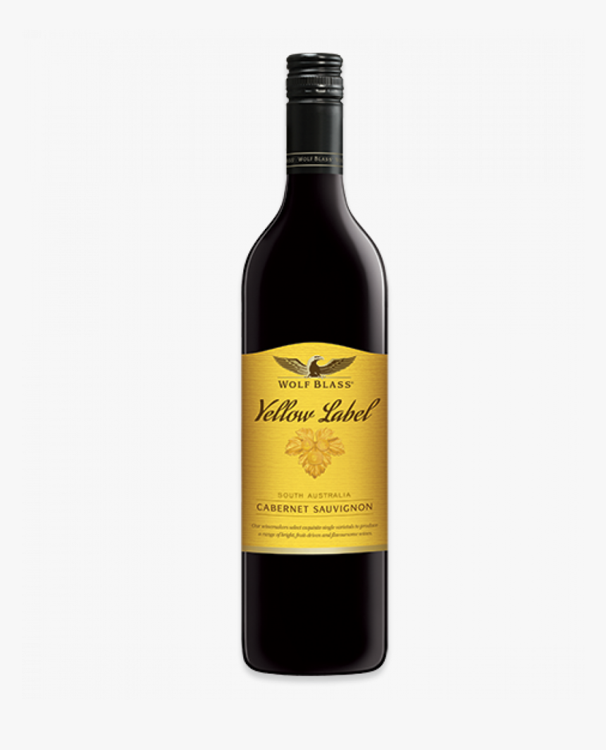 Wolf Blass Yellow Label Cabernet Sauvignon - Wolf Blass Shiraz Cabernet Yellow Label, HD Png Download, Free Download