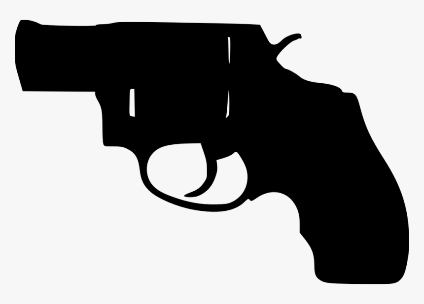 Transparent Pistol Clipart - Silhouette 38 Special, HD Png Download, Free Download