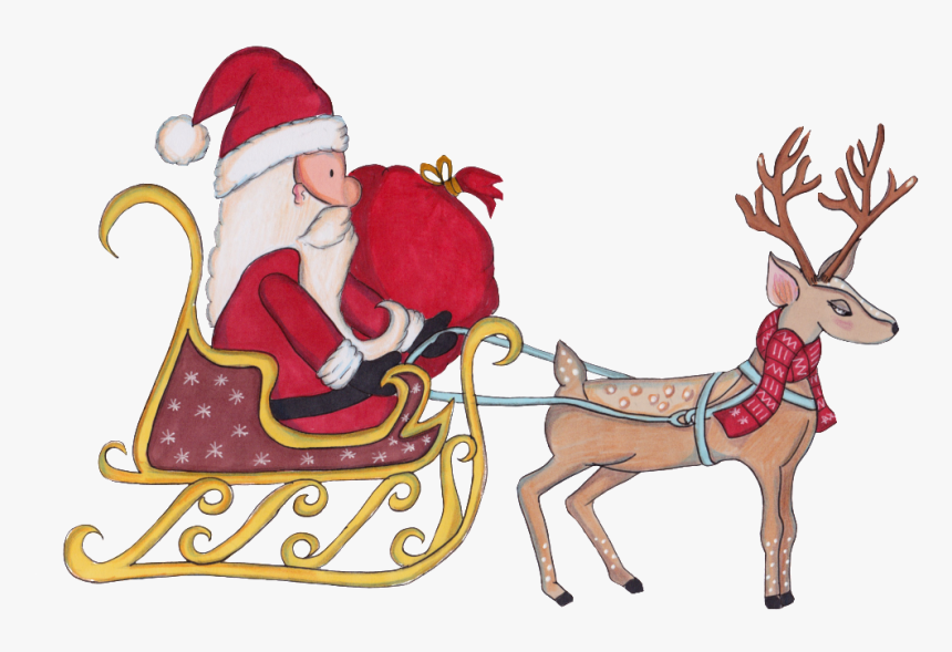 Transparent Santa Hand Png - Cartoon, Png Download, Free Download