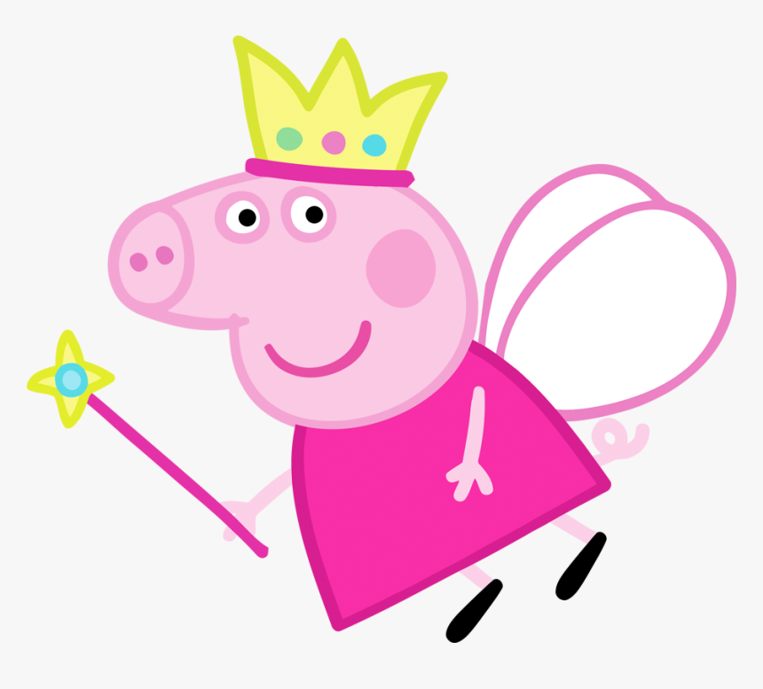 Peppa Pig Princess Clipart - Peppa Pig Hada Madrina, HD Png Download, Free Download