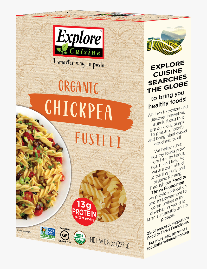 Organic Chickpea Fusilli"
 Data Fancybox Href="https - Edamame And Mung Bean Pasta, HD Png Download, Free Download