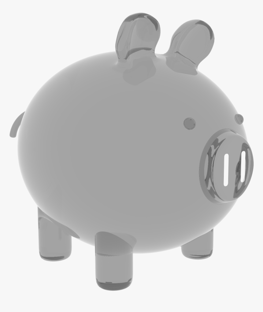 Pig Moneybox Png Clipart Picture - Domestic Pig, Transparent Png, Free Download