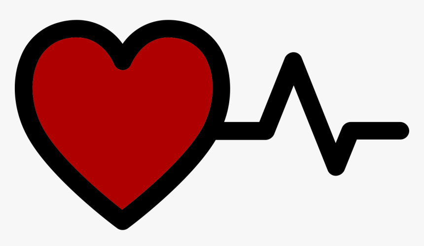 Heart With Heartbeat Logo, HD Png Download, Free Download