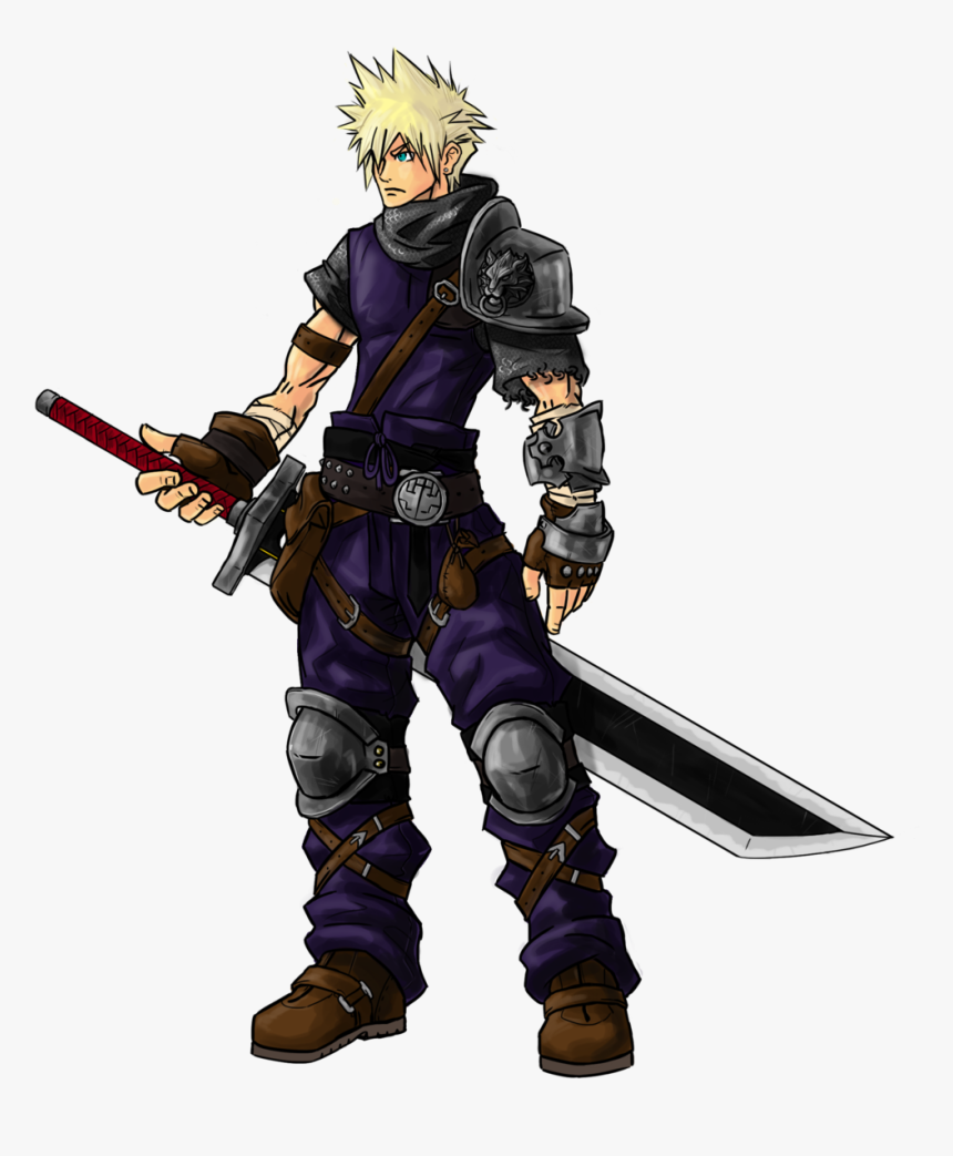 Cloud Strife Png Image Transparent - Cloud Ff7 Concept Art, Png Download, Free Download