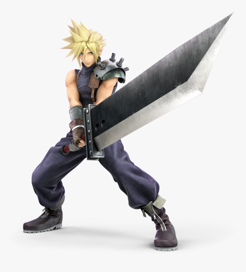 Cloud Super Smash Bros Ultimate, HD Png Download, Free Download