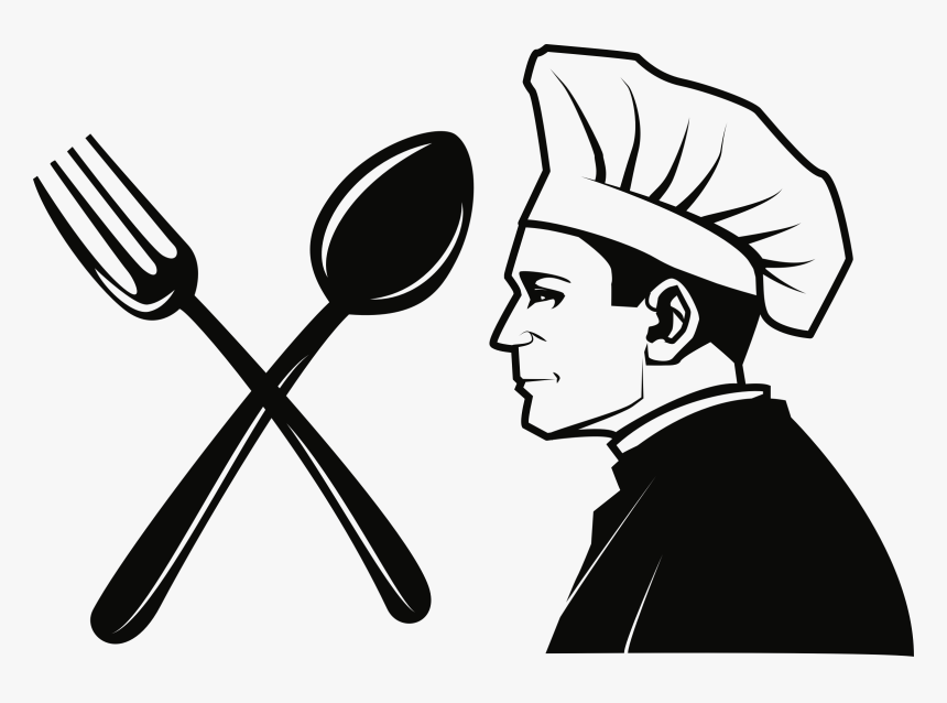 Fork,human Behavior,line Art - Fork And Spoon Logo, HD Png Download, Free Download