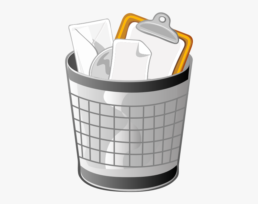 Cubo De Basura, Papelera, Encendedor, Contenedor - Trash Can Clip Art, HD Png Download, Free Download