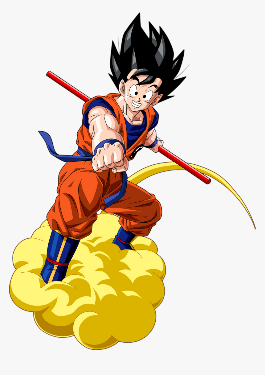 Goku On Cloud - Dragon Ball Z Png, Transparent Png, Free Download