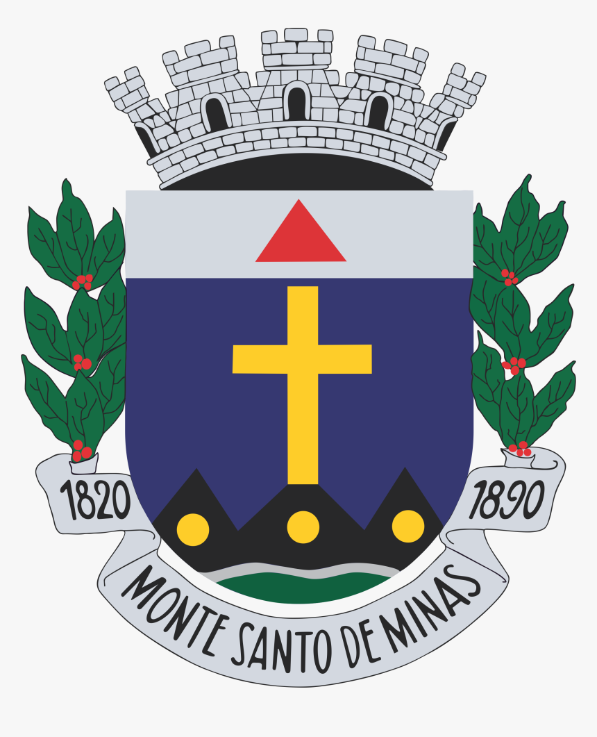 Brasão Certo - Prefeitura De Monte Santo De Minas, HD Png Download, Free Download