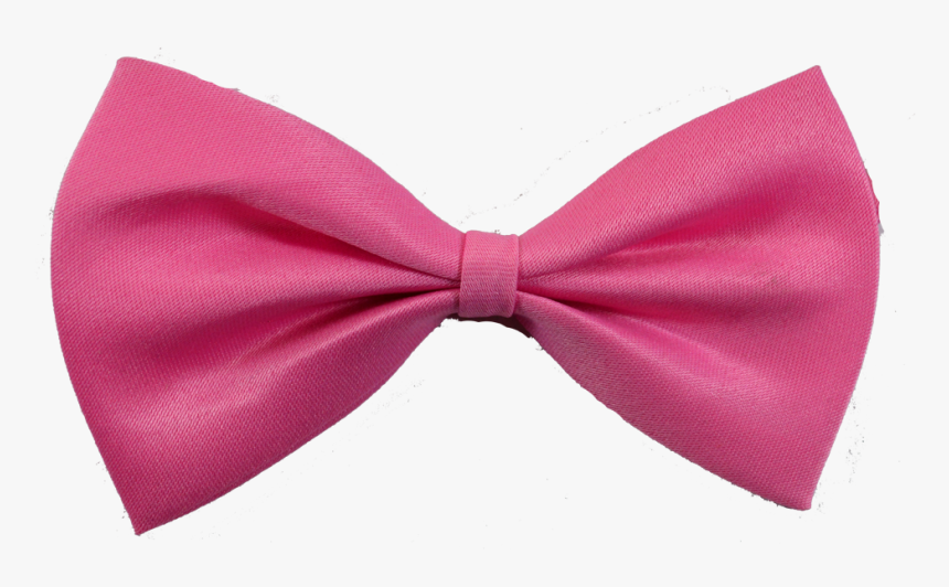 Bow Tie Pink Necktie Clothing Accessories Satin - Pink Bow Tie Png, Transparent Png, Free Download