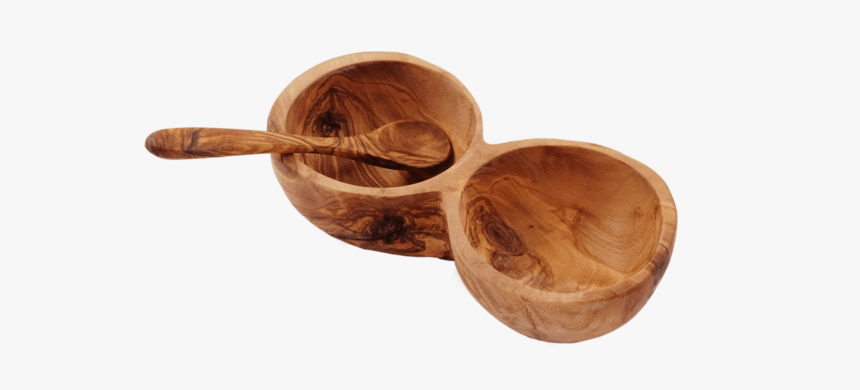 Olive Wood Salt & Pepper Bowl With - Toy, HD Png Download, Free Download