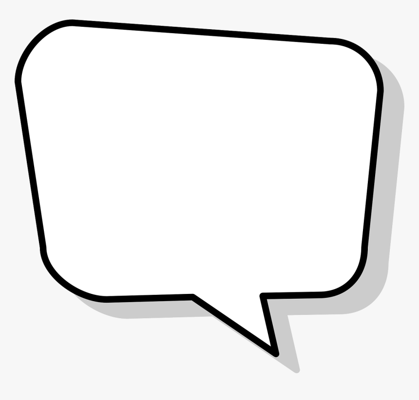 Text Bubble Vector Png, Transparent Png, Free Download