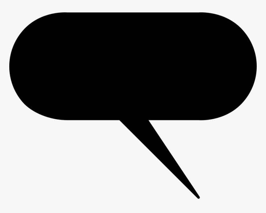 Bubble, Talk, Balloon, Chat, Speak, Message, Dialog - Bulle De Conversation Noir, HD Png Download, Free Download