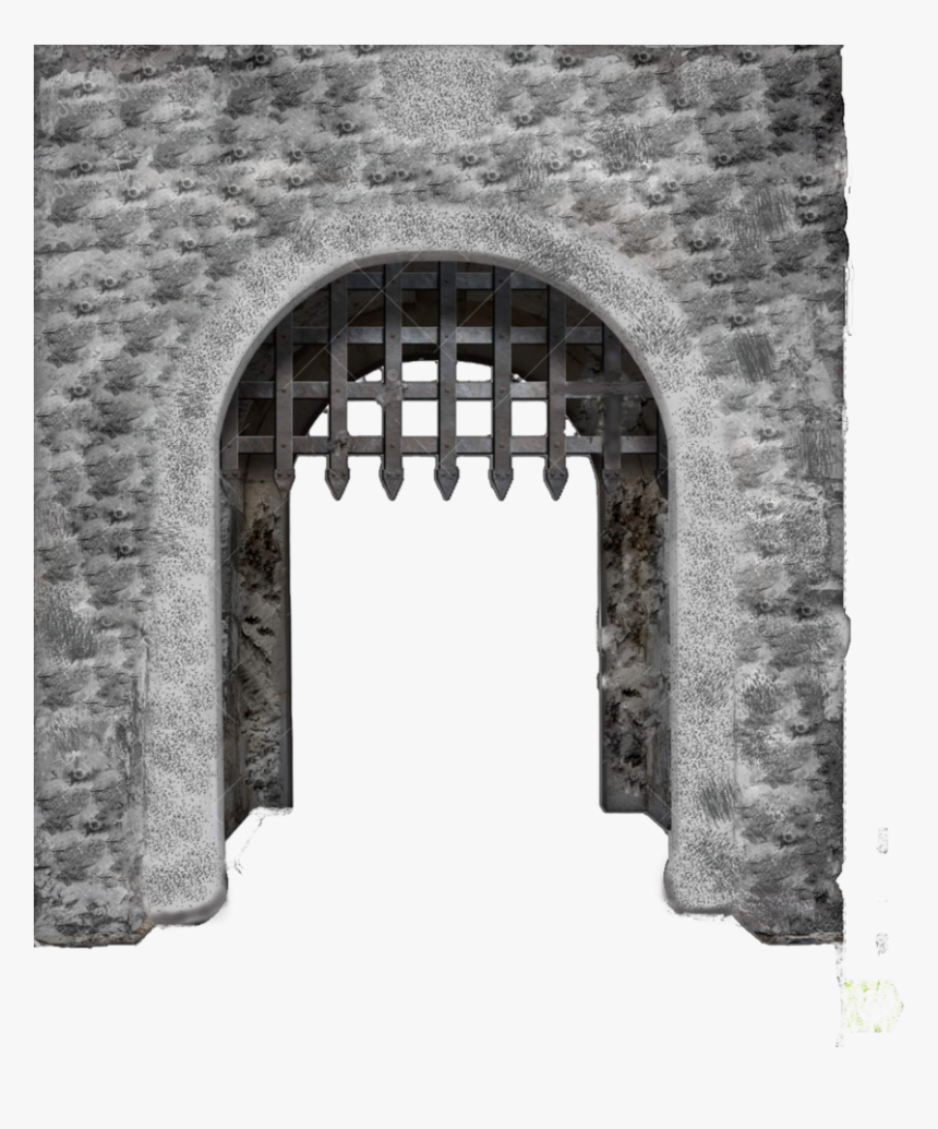 Medieval Main Enter Isolated - Medieval Castle Gates, HD Png Download, Free Download