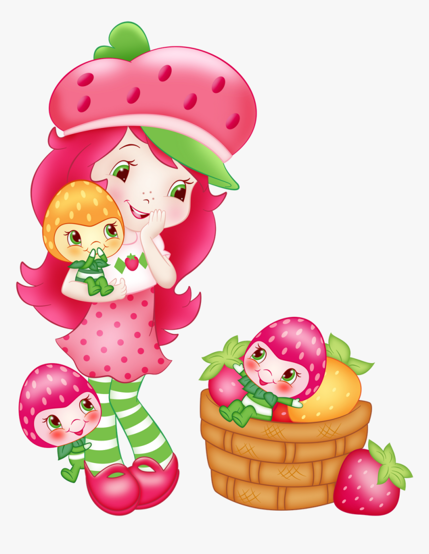 Strawberry Shortcake Background For Birthday, HD Png Download, Free Download