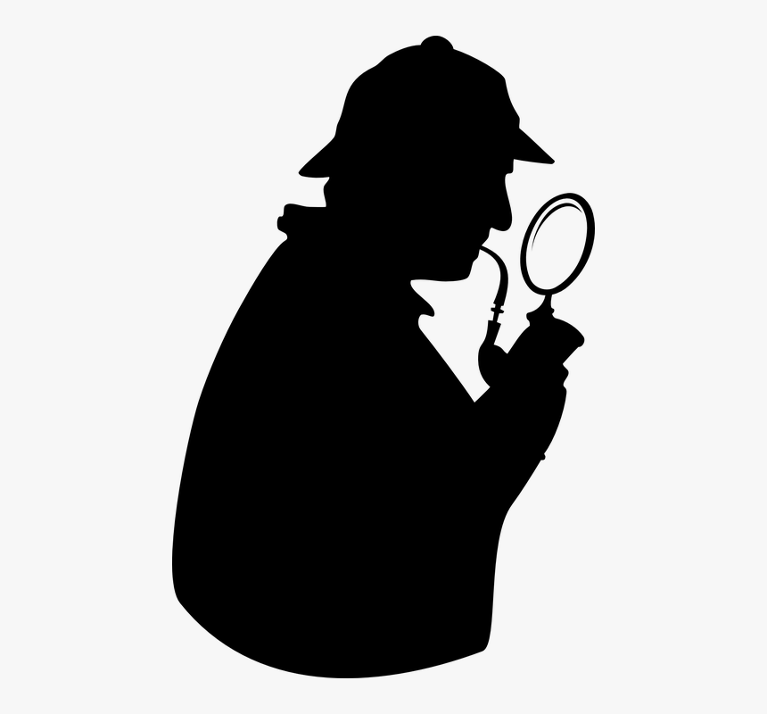 Sherlock Holmes, Detective, Magnifying Glass, Loupe - Detective Magnifying Glass Icon, HD Png Download, Free Download