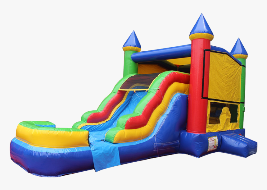 Inflatable Bounce Slide Wet Dry Combo, HD Png Download, Free Download