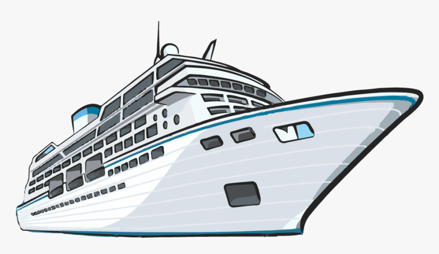 cruise ship line art