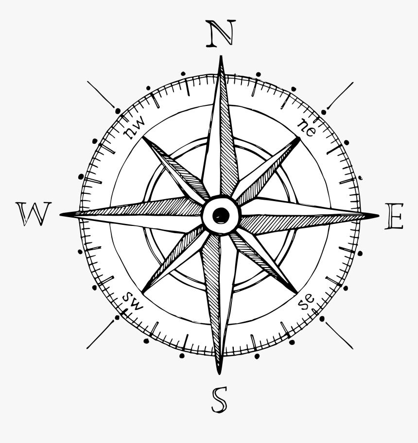 compass rose drawing hand compass  compass drawing hd png