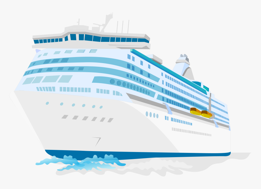 Cruise Ship Cartoon - Cruise Ship Cartoon Png, Transparent Png - kindpng