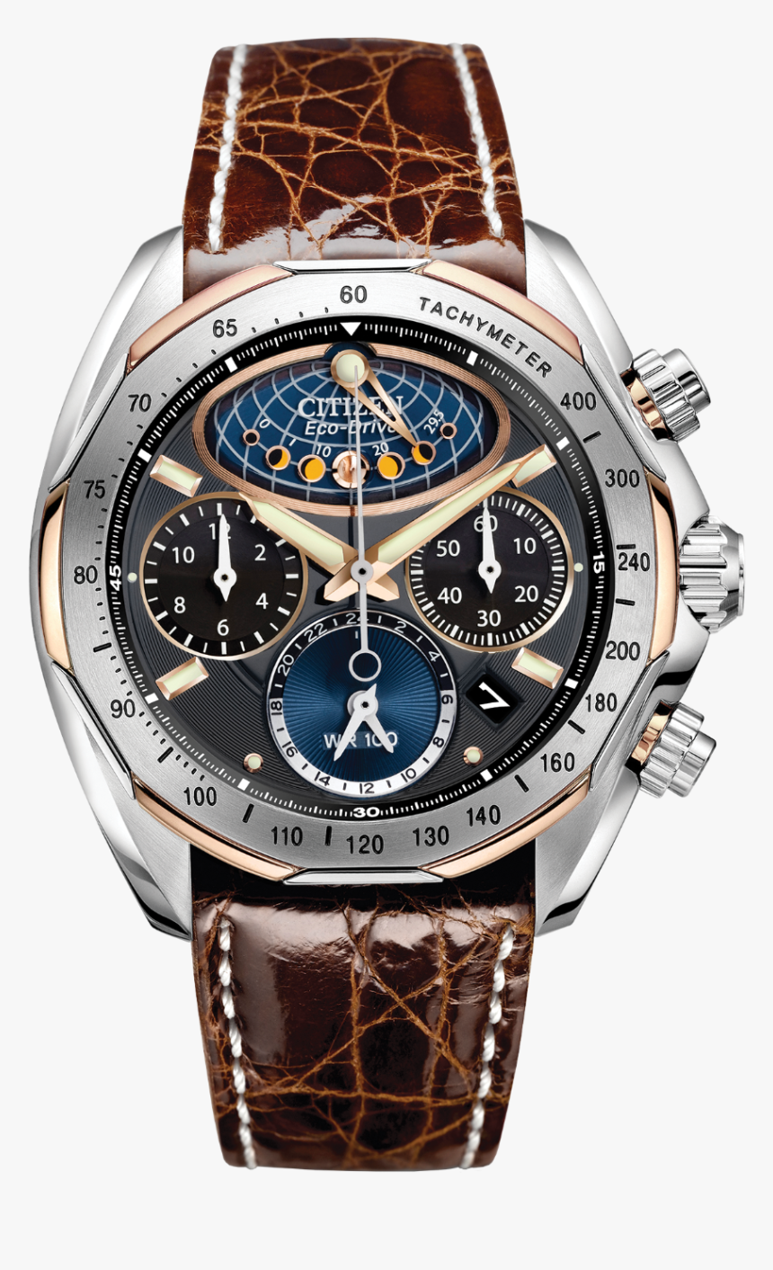 Moon Phase Flyback Back View - Citizen Watches Men Luxury, HD Png Download, Free Download