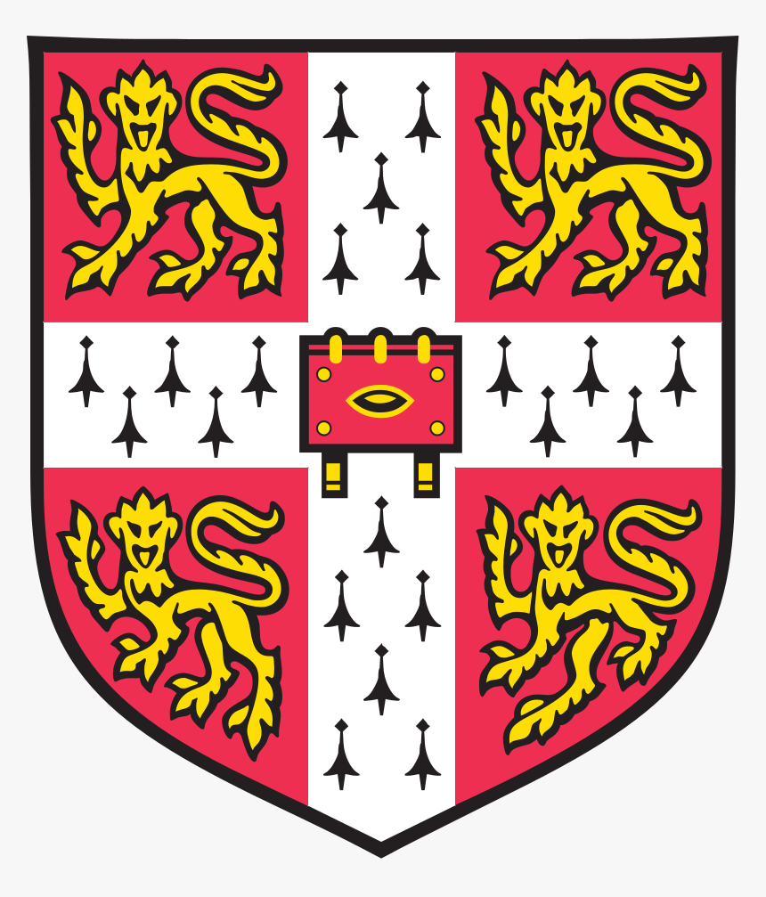 University Of Cambridge Coat Of Arms Official Version - University Of Cambridge Shield, HD Png Download, Free Download