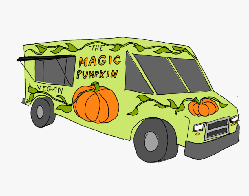 Clipart Pumpkin Truck , Transparent Cartoons - Magic Pumpkin Food Truck, HD Png Download, Free Download