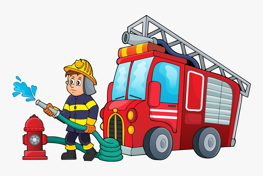 Cartoon Firefighter Pictures - Fire Fighter Image Clipart, HD Png Download, Free Download