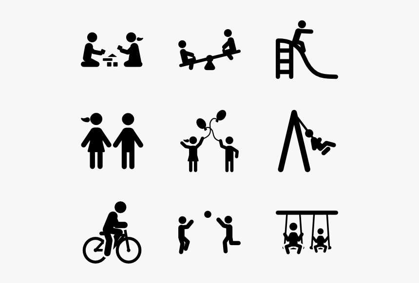 Playing - Playground Pictogram, HD Png Download, Free Download