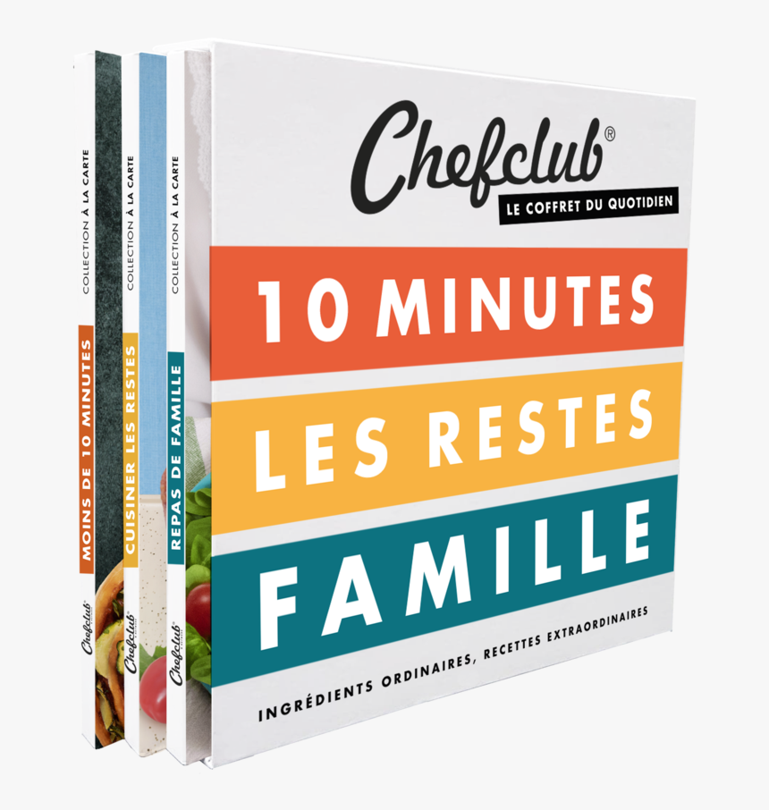 Coffret 3 Livres "10 Minutes, Les Restes Et Repas De - Graphic Design, HD Png Download, Free Download