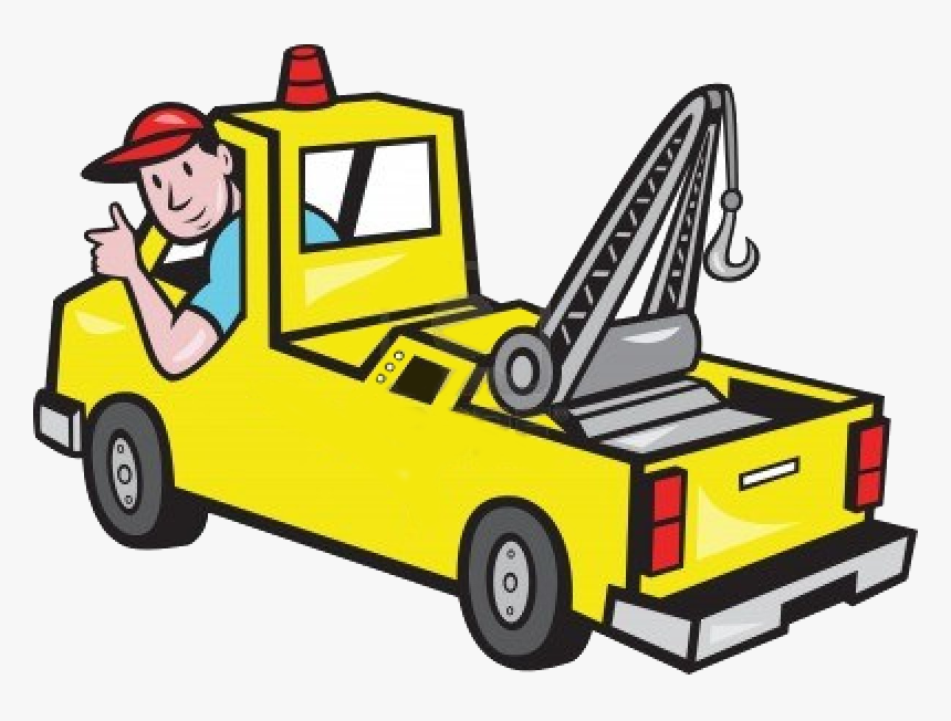 Transparent Truck Cartoon Png - Tow Truck Clipart, Png Download, Free Download