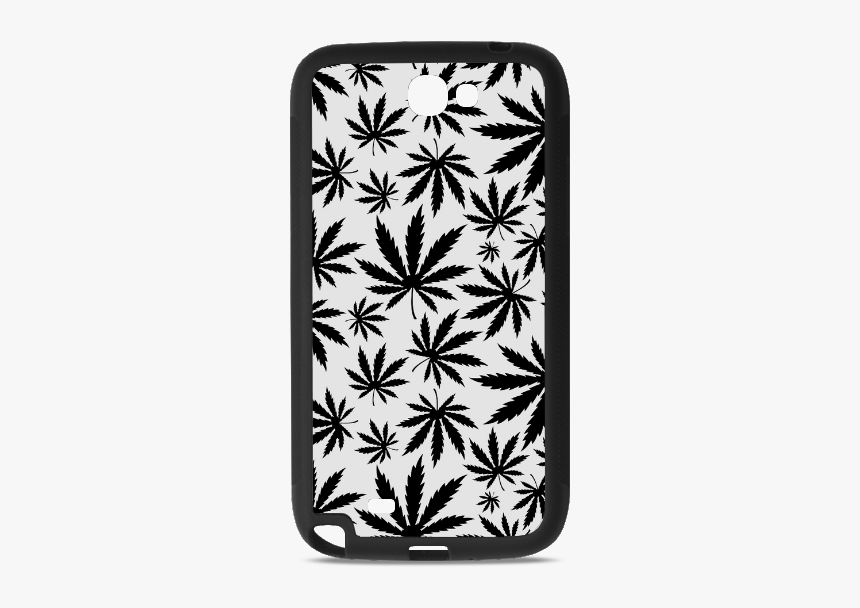 Cannabis Vector Art Design Custom Rubber Case For Samsung - Mobile Phone Case, HD Png Download, Free Download