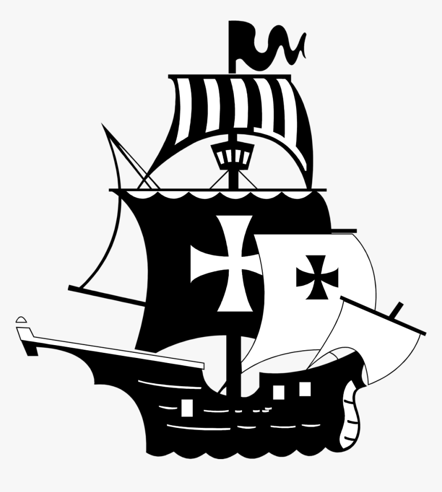 Free Stock Photo Illustration - Black And White Pirate Clip Art, HD Png Download, Free Download