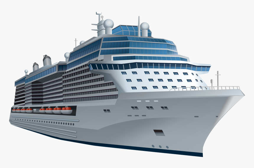 Cruise Clipart Shipping Boat Cruise Ship White